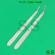 SCALPEL HANDLE #3L+ 4L CURVED SURGICAL, DENTAL, AND VET