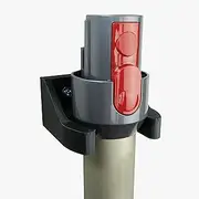 [Built3D] Wall Mount Holder for Dyson Stick Wand Tube V15 V11 V10 V8 V7 Absolute Complete Extra Animal Outsize Detect Stick Vacuum Cleaner, Wall Hook Hanger and Storage, Black (016-B)
