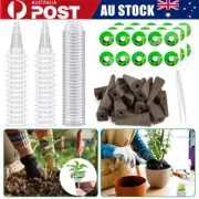 121Pcs Hydroponic Garden Accessories Pod Plant Kit Clear Hydroponic Grow System