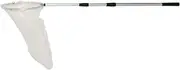 GRARRO Bug Net - Butterfly & Fish Catching Net with Telescopic Handle, Extendable from 37 to 68 Inch, White, Aluminum Alloy & Nylon, Fishing, Adjustable Length