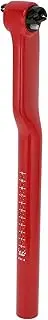 X AUTOHAUX Universal Bike Seat Posts Bike Saddle Post Seat Tube 31.6x400mm 5 Degree Offset Carbon Fiber Red 1 Pc