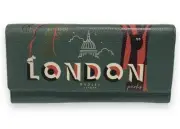 RADLEY LONDON Leather Our Favorite London Flap Over Wallet Green - NWT