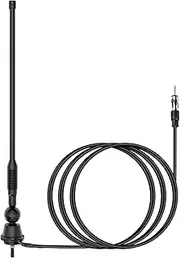 [JSZAAHZ] Waterproof Marine Antenna AM FM Golf Cart ATV UTV RV Car Stereo, Boat Mast Flexible radio antenna for Truck Excavator Tractor RVR Yacht Pontoon