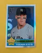 2025 Topps Heritage 1976 Silver Chrome Refractor Aaron Judge NY Yankees