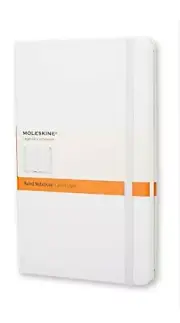 Moleskine Classic Notebook, Large, Ruled, White, Hard Cover (5 x 825) BRAND new