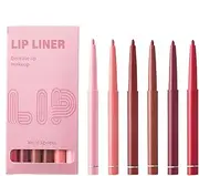 Lip Liner Pencil | 6X Waterproof Lip Makeup Pencils,Long-Lasting Smudge-Proof Lip Liner, Matte Lipstick, Lip Lining Kit, Precise Lining