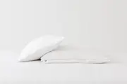 Baby Crib Duvet Cover Soft Muslin Double Gauze Bedding Boy Girl Nursery Kids Sheet Bedsheets by TISU (White Dot)