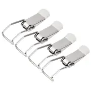 2.87-inch Iron Spring Loaded Toggle Latch Catch Clamp Clip - 4 Pcs