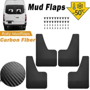 4pc Racing/rally Mud Flaps For Fiat Ducato Peugeot Boxer Ram Promaster Citroen Jumper Relay Mudflaps Splash Guards Fender Flares 4Pcs With Stickers