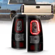 Black Smoke Lens LED Taillight Set fits 03-06 Chevy Silverado 1500 w/o Stepside (for: Chevrolet)