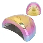 UV LED Nail Lamp 48W Dual Light Source Infrared Intelligent Induction Gel Po DOB