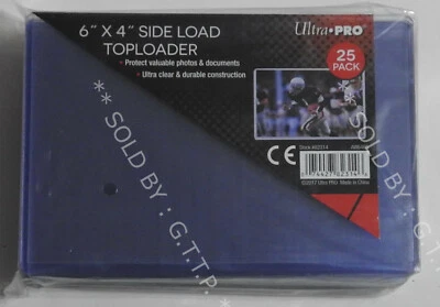 ULTRA PRO TOP LOADERS - 6 X 4 INCH SIDE LOAD (X25) - MARVEL CRISIS PROTOCOL