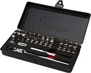TONE Bit Ratchet Set BRFS27 Bit Insertion & 1/4 inch (6.35 mm) Black Contents 27 Pieces