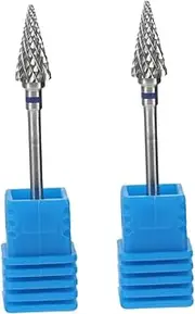 Healeved Nail Tools Set 2pcs Cuticle Drill Bits Nail File Tools for Manicure and Pedicure