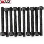 Axial CAP HEAD M3 x 25mm BLACK Oxide 10 SCX10 II SMT10 Yeti Spawn Wraith AXA089