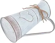 DOITOOL Rustic Heart-Shaped Flower Vase Holder Vintage Floral Arrangement Pot Decorative Centerpiece for Event Decor Elegant Craftsmanship Timeless Appeal