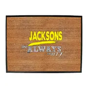 Jacksons Always Right - Funny Novelty Doormat Man Cave Floor mat