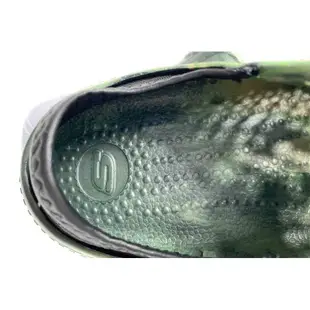 SKECHERS 休閒洞洞鞋 水陸 童鞋 墨綠色 406455CAMO no491