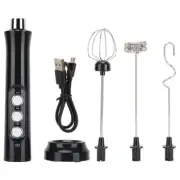 US Handheld Electric Milk Frother Automatic Milk Shaker USB Charging