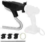 Daseeme Automatic Lithium Electric Drill Chainscrew Machine Converter Cordless Staple Machine Rechargeable Electric Nailer Portable Nailing Machine Woodworking Stapler Conversion Tool