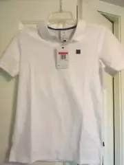Nike Roger Federer Polo Shirt Boys Small White NWT