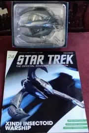 Star Trek Eaglemoss Magazine 24 Xindi Insectoid Warship NEW