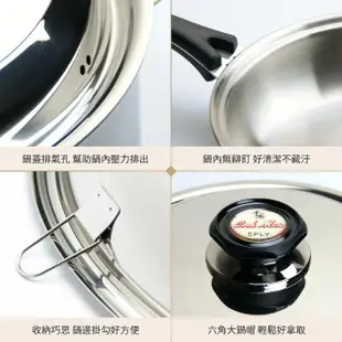 【CHEF 掌廚】cookmate 304不鏽鋼湯鍋22CM(適用電磁爐)