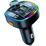 Car Radio Bluetooth FM Transmitter Adapter MP3 Player Handsfree PD USB Charger
