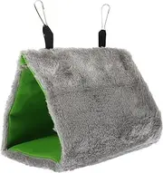 Toyvian Plush Bird Hammock for Pets Warm and Comfortable Bird Bed for Parrots Canaries Easy to Hang and Install Cages Home Spaces