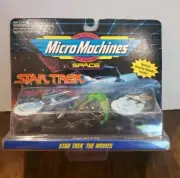 Vintage 93 Star Trek Movies Micro Machines Space Excelsior Bird of Prey Reliant