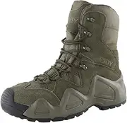[Alwinesd] Men Women Combat Tactical Army Hiking Hunting Boots Leather Desert Jungle Boots Trekking Boots