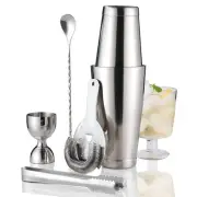 Boston Cocktail Shaker Set, 6pc Bartender Kit Bar Set Bartending Tools Access...