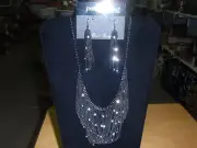 Park Lane Jewelry, "HAPPENING" Necklace & Earrings w/ Austrian crystals, NEW!!!