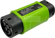 Electric Vehicle Charger Charging Adapter New Energy Charging Gun to European Standard car Converter Connector GB/T to Type2(Green)