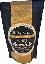 Story Book Cakes - Gluten Free - White Chocolate Mud Cake - In a Mug (80g) by Krisp N Krunch