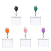 Nurse Badge Reel Retractable with Clip Name Card Holder 25.6 Thick Pull Cord