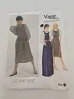 Vogue American Designer Pattern 2872 Geoffrey Beene Dress Jumper Blouse Size 10