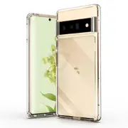 For Google Pixel 6/6 Pro Soft Clear Heavy Duty Hard Case Cover Screen Protector