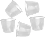 INOOMP 5Pcs Transparent Rice Cooker Measuring Cup Plastic Measuring Cups with Precise Scale for Rice Flour and Dairy Multipurpose Kitchen Tool for Steaming