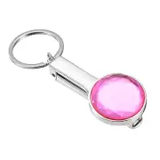 2.6"x1.3" Foldable Purse Hook Handbag Hanger for Table Bag Storage Decor, Pink