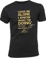 BR Leave Me Alone I Know What I'm Doing - Kimi Raikkonen Quote T Shirt in 6 Sizes TTH123 L