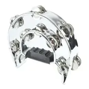 Tambourine Double Row 22cm Percussion Jingles Hand Instrument For Party Perf ECA