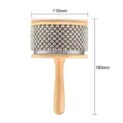 Wooden Cabasa Hand Shaker Percussion Instrument with Beaded Chain Medium Size