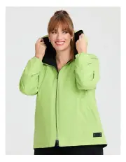 [Taking Shape] Reversible Shower Resist Ari Jacket Lime/black