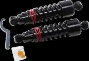 Burly Black Lowering Slammer Plus Shocks Harley Dyna Super Glide 95-10