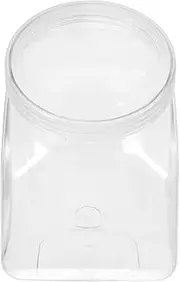 NOLITOY Secure Seal Wide Mouth Plastic Bottles 2900ml Reusable Containers Airtight Food Storage Jars Easy Access