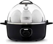 Express Electric Egg Cooker, 7 Egg Capacity for Hard Boiled, Poached, Scrambled,