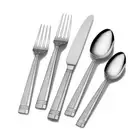 Dawson Frost 20-Piece Stainless Steel Flatware Set, Service for 4