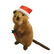 Holly (Quokka with Mistletoe and Hat) 21cm standing