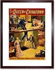Theatre Stage Play Queen Chinatown Jarrow Opium Drama Framed Wall Art Print